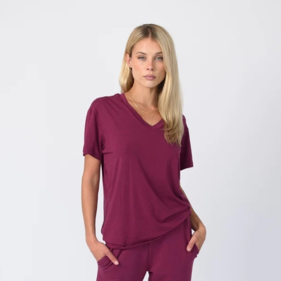 NWT Skatie 'Hubby Tee' shirt size S (small), Spice Red - Picture 2 of 13